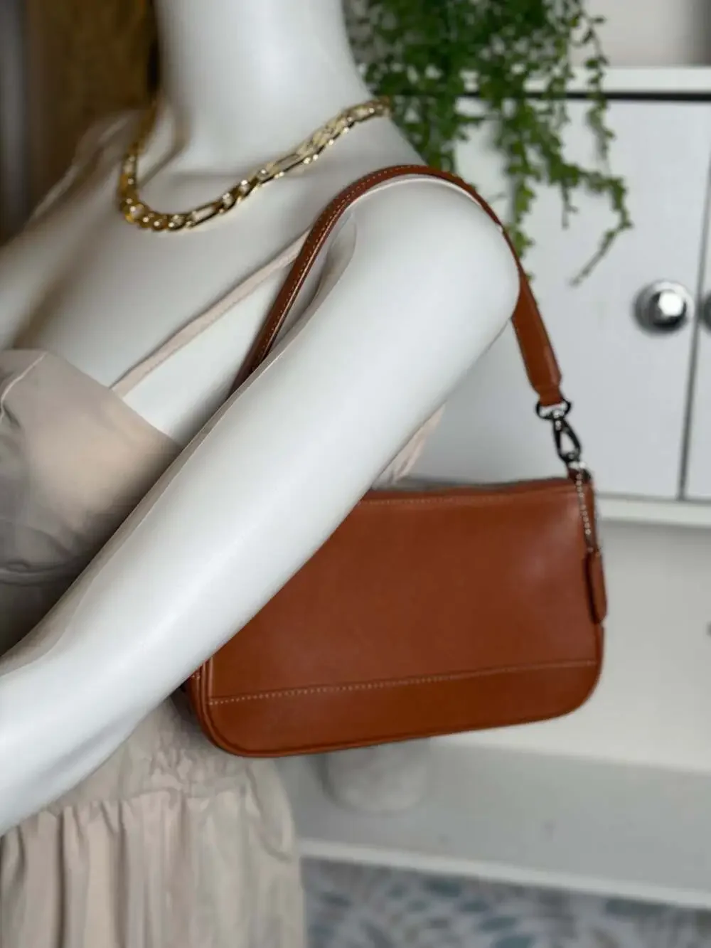 Coach F11196 MEDIUM Vintage Cognac Y2K Soho